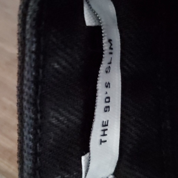 ZARA Black The 90s Slim Denim Jeans Women 6 - Picture 5 of 11